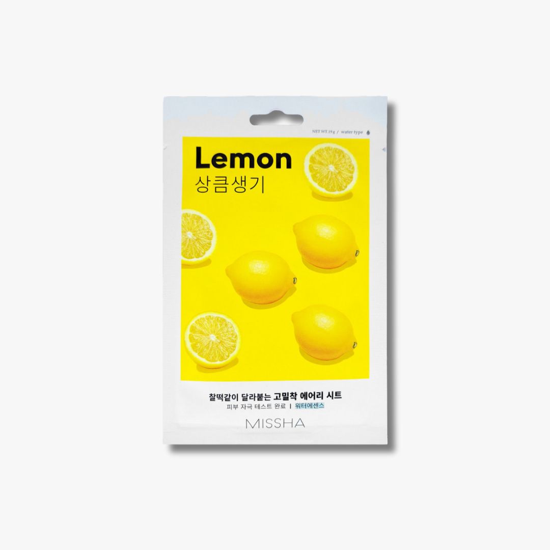 Produktbild der Missha Airy Fit Sheet Mask Lemon- erhältlich bei k-nara.at