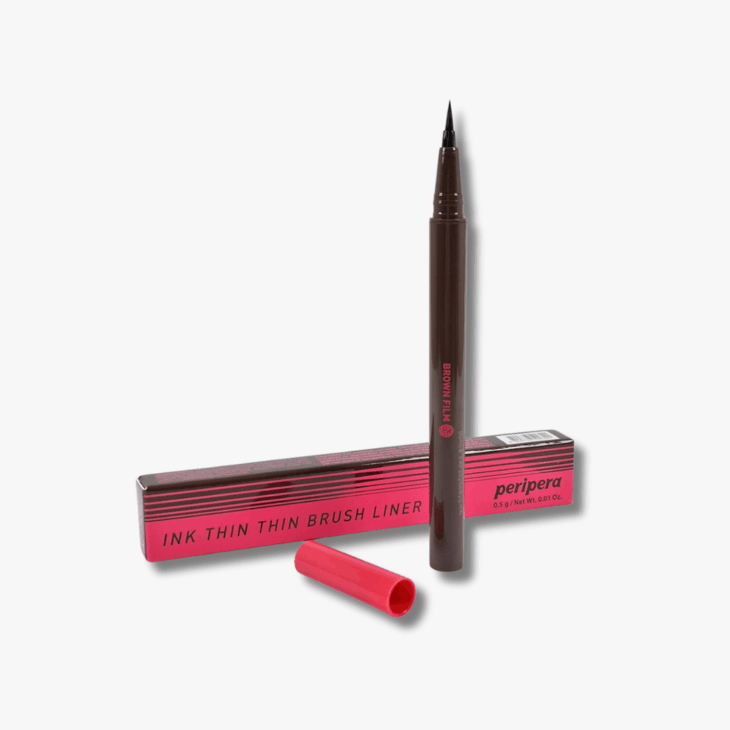 Peripera Ink Thin Thin Brush Liner 02 Brown Film