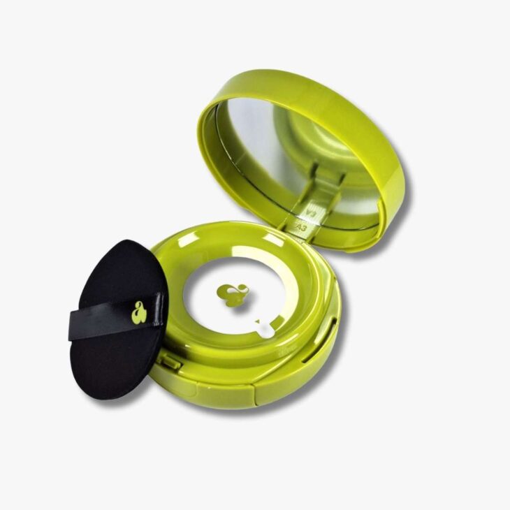 Unleashia - Satin Wear Healthy - Green Cushion